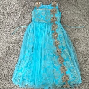 Blue Anarkali Gown